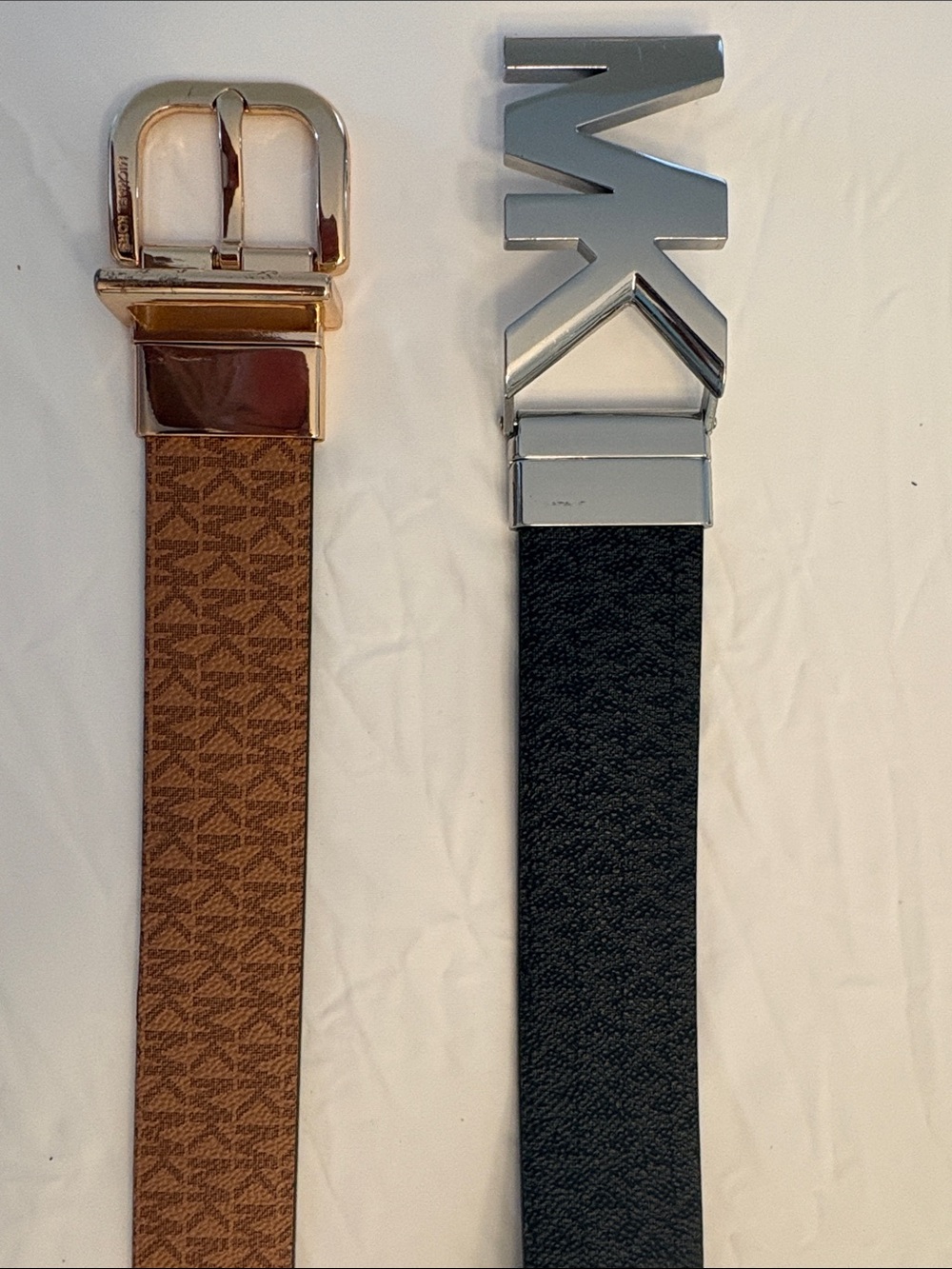 Michael Kors Men’s Reversible Logo Belts - Brown and Black